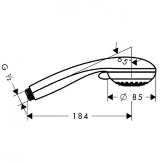 Душевая лейка Hansgrohe Crometta 85 Multi 28563000