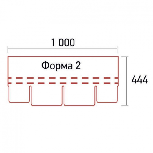 Гибкая черепица Docke Pie Premium Саппоро вагаси 2,4 м²