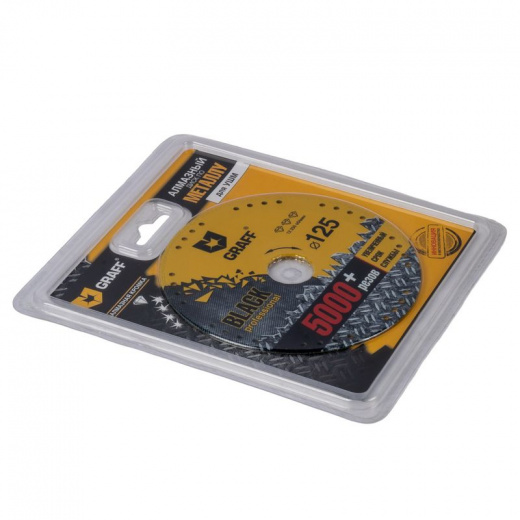 Диск по металлу алмазный GRAFF Black 125х1,5х22,2 мм